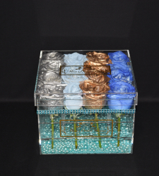 PRESERVED COPPER BLUE ACRYLIC